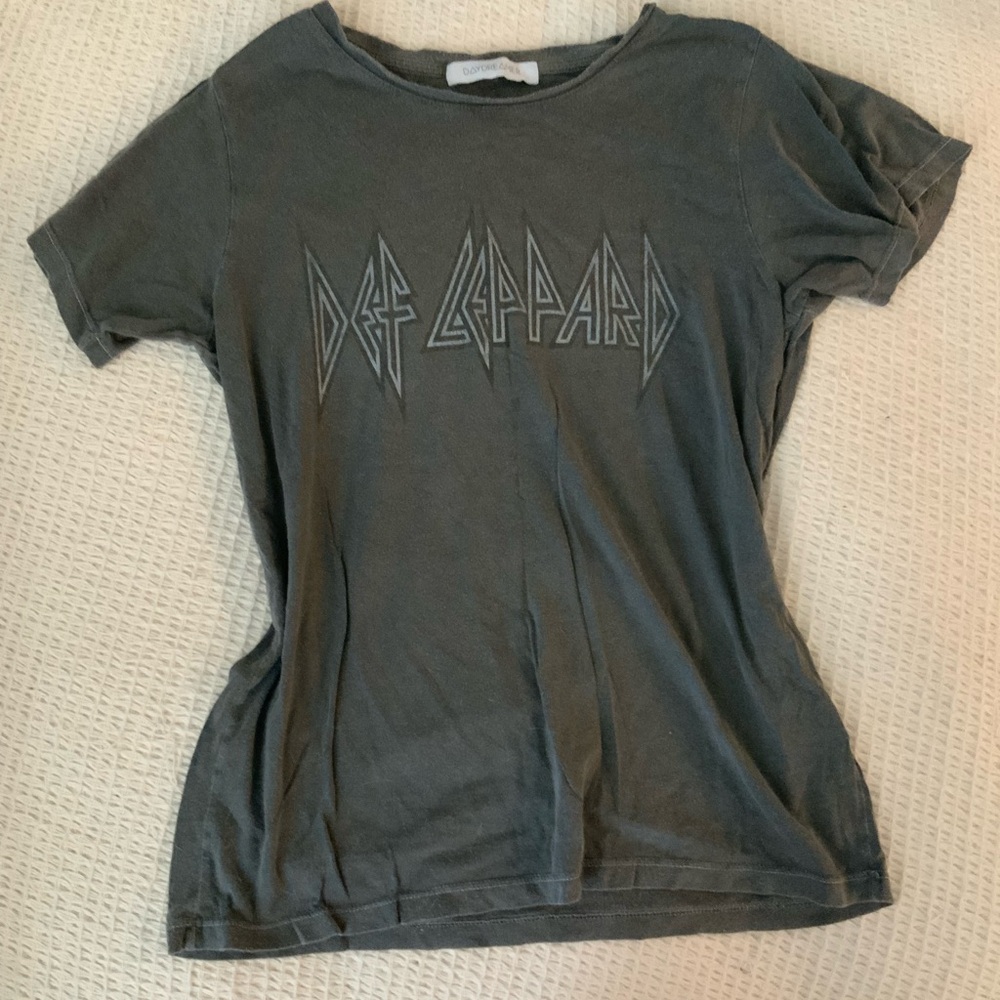 Free People x Daydreamer LA Vintage Def Leppard Band Tee T-Shirt